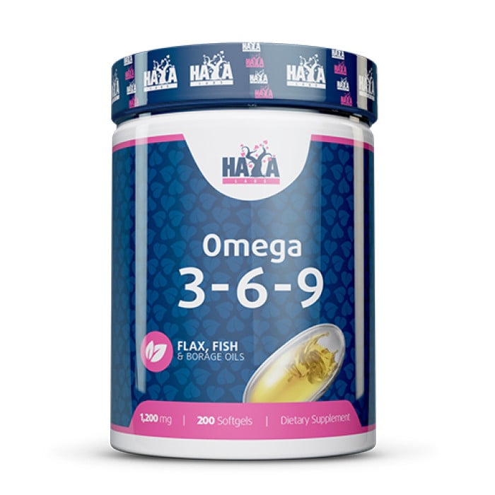 HAYA LABS Omega 3-6-9 1200 mg / 200 Softgels